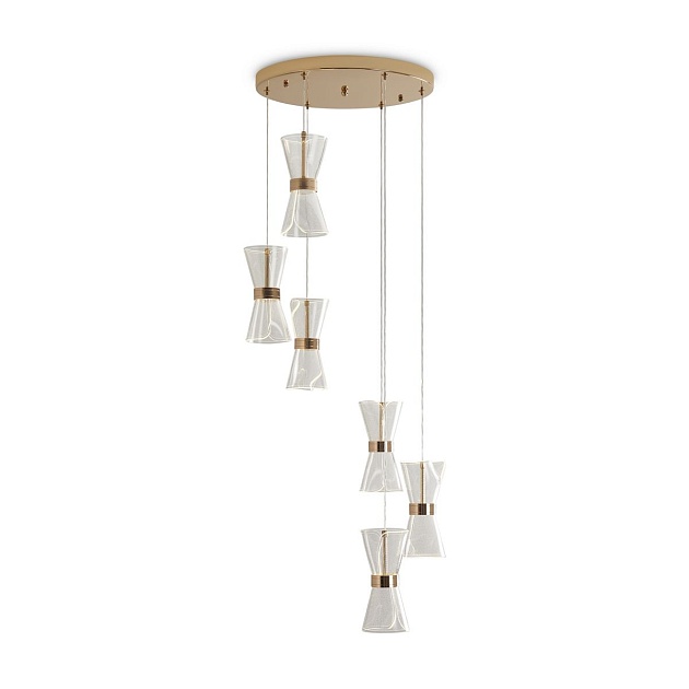 Подвесная светодиодная люстра Freya Dress FR5438PL-L37G Фото № 5