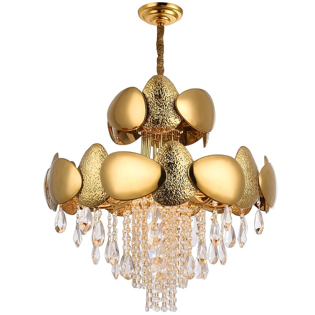 Подвесная люстра Natali Kovaltseva Valencia 91009/8C Gold Фото № 1