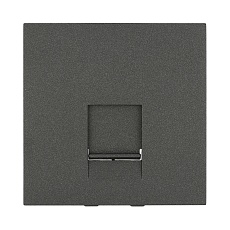 Накладка LK Studio для розетки телефонной, компьютерной RJ,45х45мм (черный бархат) LK45 853208-1