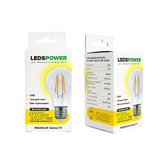 Светодиодная лампа LEDS POWER Filament A60 E27 12Вт 3000К 007137 3