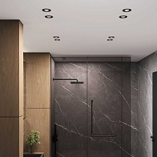 Точечный светильник Elektrostandard City 25060/01 GU10 черный IP44 a070141 2