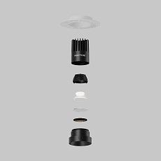 Стекло для пылевлагозащиты IP 44 для светильников серии Омут / Dip 10Вт Maytoni Technical Downlight Dip Glass001-D35 2