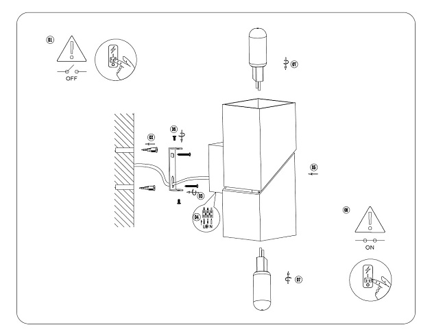 Настенный светильник Ambrella light Wallers Wall FW2475 Фото № 7