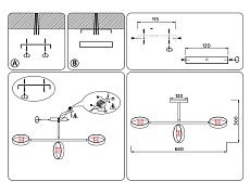 Потолочный светильник Ambrella light Traditional TR8228 5