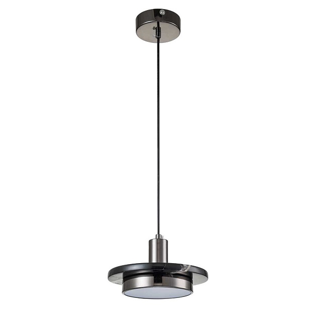 Подвесной светильник Escada 10260/1 LED*12W Black/Black marble Фото № 4