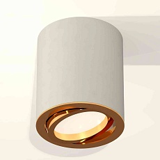 Комплект накладного светильника Ambrella light Techno Spot XS7423022 SGR/PYG серый песок/золото желтое полированное (C7423, N7004) 2