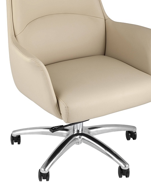 Кресло руководителя TopChairs Viking бежевое A025 DL001-3 фото 2