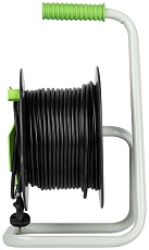 Удлинитель силовой ЭРА GREEN LINE GAZ-2x1-40m Greenline на катушке пластик 1 розетка без заземления 40м ПВС 2x1мм2 Б0065109 3