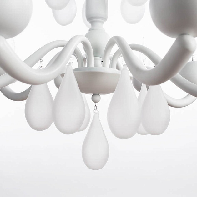 Подвесная люстра Arte Lamp Sigma A3229LM-8WH изображение 3 Подвесная люстра Arte Lamp Sigma A3229LM-8WH Фото № 3