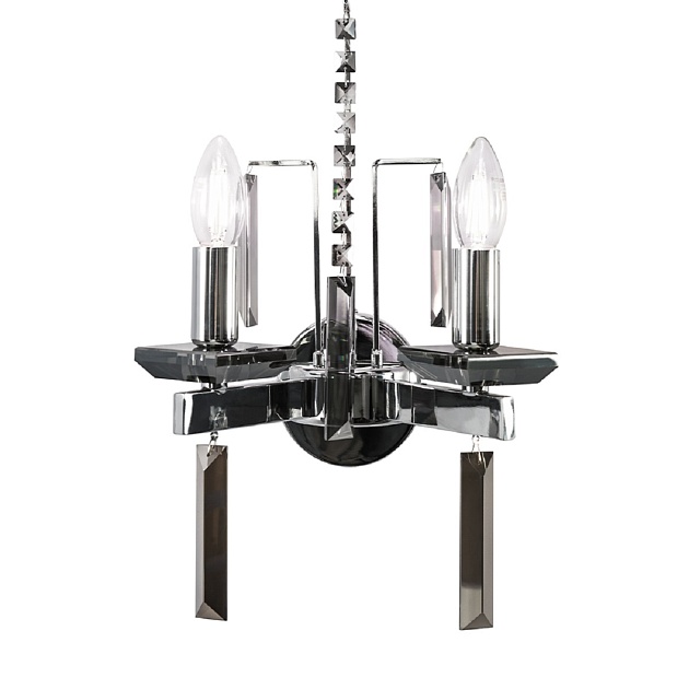 Бра Crystal Lux Marron AP2 Chrome Фото № 2