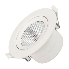Встраиваемый светодиодный светильник Arlight LTD-Polar-Turn-R105-10W Warm3000 032867