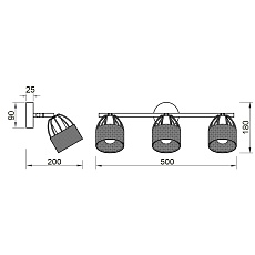 Спот Vele Luce Modello VL6452W03 3