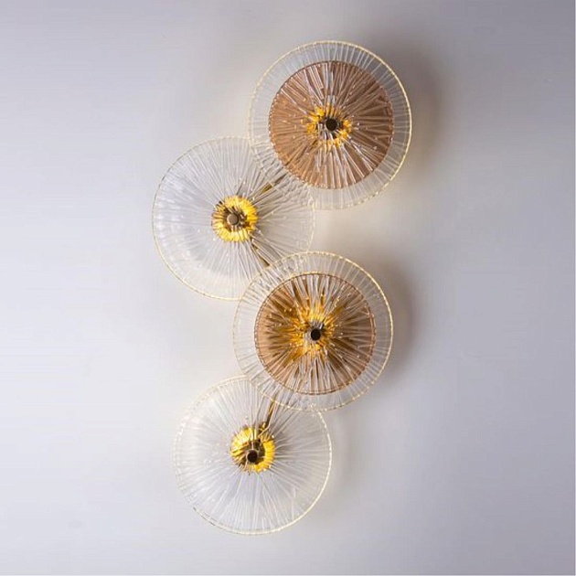 Настенный светодиодный светильник Arte Lamp Ajour A1258AP-4PB изображение 4 Настенный светодиодный светильник Arte Lamp Ajour A1258AP-4PB Фото № 4