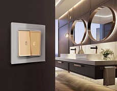 Лицевая панель выключателя AMBRELLA VOLT AP6040 2