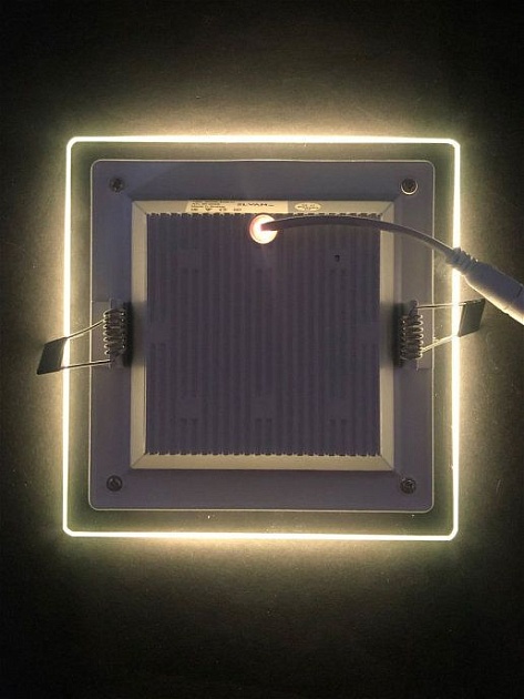 Встраиваемый светодиодный светильник Elvan VLS-705SQ-12W-WH-Wh фото 10
