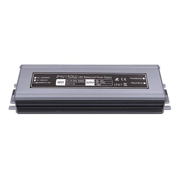 Блок питания SWG 24V 150W IP67 6,25A MTPW-150-24 001276 Фото № 2