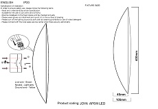 Бра Crystal Lux JOYA AP6W LED GO 1