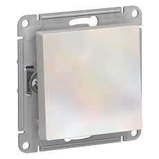 Переключатель одноклавишный перекрестный Systeme Electric AtlasDesign 10A 250V жемчужный ATN000471