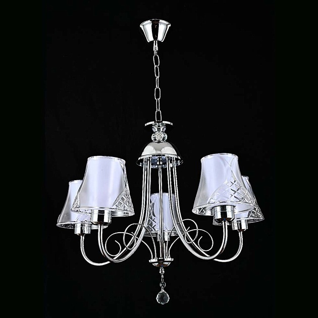 Подвесная люстра ЭкономСвет 13153/5CR WCL изображение 1 Подвесная люстра ЭкономСвет 13153/5CR WCL Фото № 1