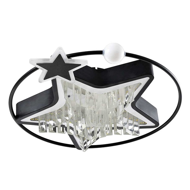 Потолочный светильник LED4U L8025-450 BK изображение 1 Потолочный светильник LED4U L8025-450 BK Фото № 1