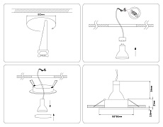 Встраиваемый точечный светильник MR16 AMBRELLA LIGHT TECHNO SPOT A8920 3