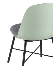 Кухонный стул Stool Group Shell с мягким сиденьем серо-зеленый 8336 greyish green 70077 5