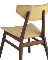 Кухонный стул Stool Group TOR массив гевеи цвет орех сидение желтое 4 шт. LW1903 BZ-14 YELLOW-KOROB4 1