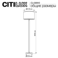 Торшер Citilux SHERMAN CL436912 2