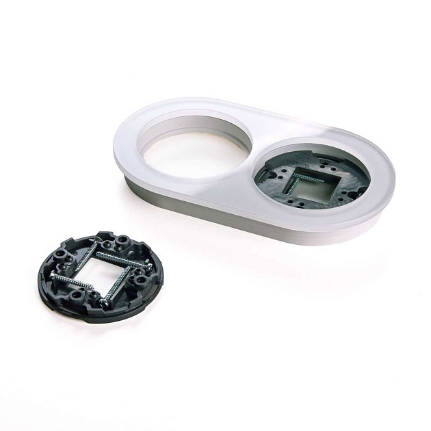 Рамка Werkel на 2 поста Favorit Runda белый W0025101 4690389166440 Фото № 4