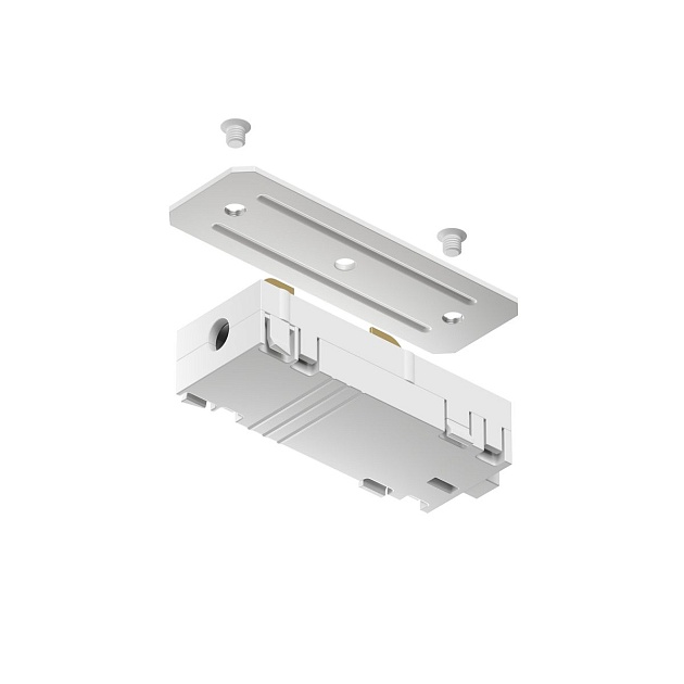 Прямой соединитель для шинопровода Denkirs Smart Base TR2101-WH Фото № 6