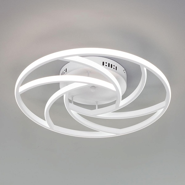 Потолочный светодиодный светильник Eurosvet Indio 90207/1 белый фото 