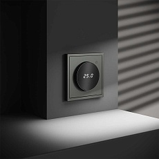 Терморегулятор электронный Voltum S70 с индикацией и датчиком, для теплого пола, (титан) VLS070106 2