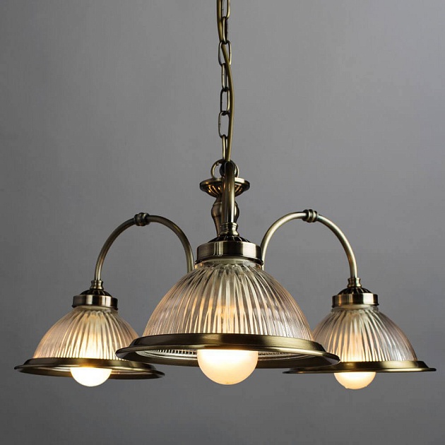 Подвесная люстра Arte Lamp American Diner A9366LM-3AB Фото № 2