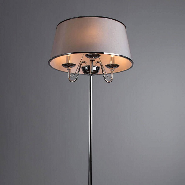 Торшер Arte Lamp Dante A1150PN-3CC изображение 3 Торшер Arte Lamp Dante A1150PN-3CC Фото № 3