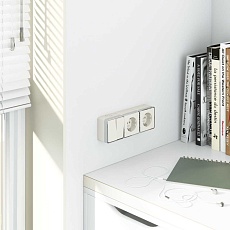 Розетка с заземлением Werkel Gallant слоновая кость W5071003 4690389164477 2