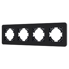 Рамка стеклянная FRM-OMALI-SFGS-4-BK Arlight 049717