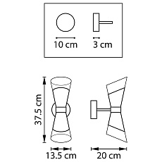 Бра Lightstar Strato 817624 2