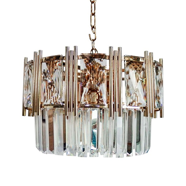 Подвесная люстра ЭкономСвет 58293/4FGD+WT Фото № 1