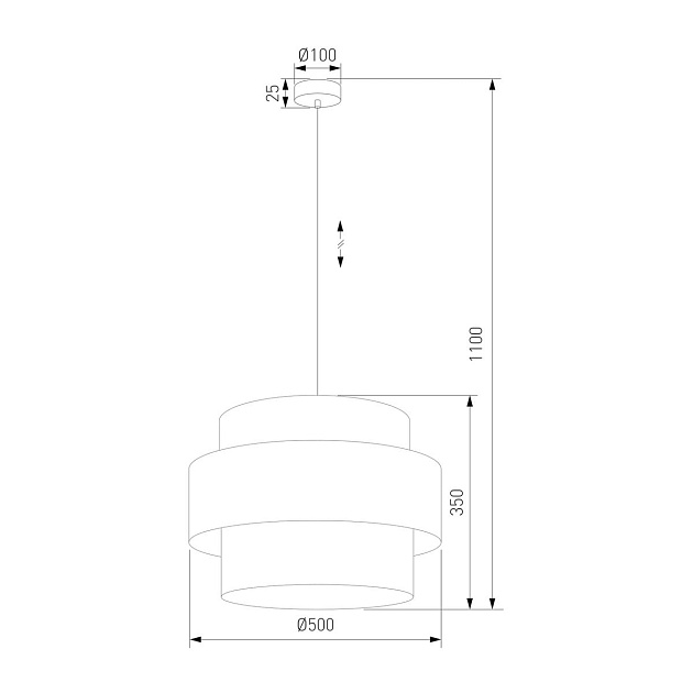 Подвесной светильник TK Lighting 5099 Calisto Фото № 2