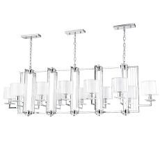 Подвесная люстра Crystal Lux Nicolas SP12 L1600 Nickel/White 3