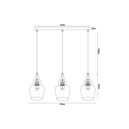 Подвесной светильник Vele Luce Simone VL5564P23 фото 4