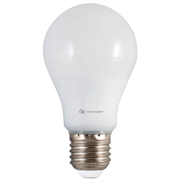Лампа светодиодная Наносвет E27 8W 4000K матовая LE-GLS-8/E27/940 L161 фото 2