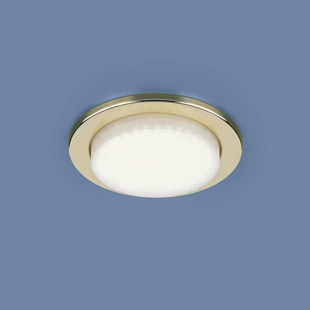 Встраиваемый светильник Elektrostandard 1035 GX53 CH золото a040749 изображение 1 Встраиваемый светильник Elektrostandard 1035 GX53 CH золото a040749 Фото № 1