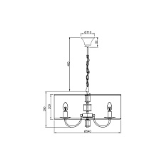 Подвесная люстра Vele Luce Soprano VL4194P05 4