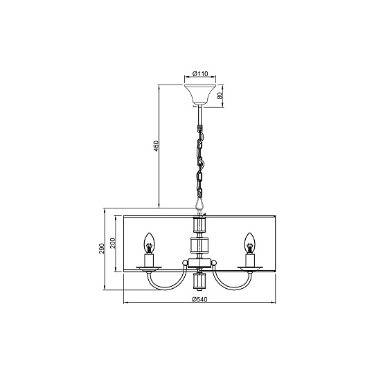 Подвесная люстра Vele Luce Soprano VL4194P05 Фото № 5