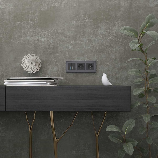 Рамка Werkel Diamant на 3 поста черный W0031208 4690389172762 Фото № 2