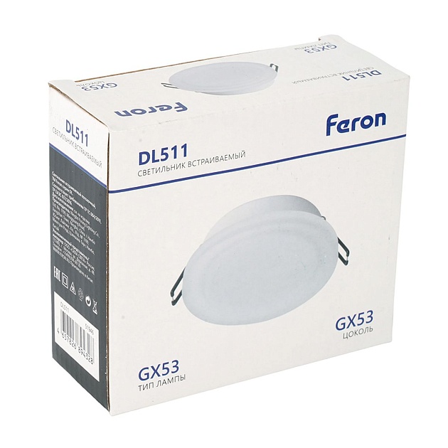 Встраиваемый светильник Feron DL511 51946 изображение 2 Встраиваемый светильник Feron DL511 51946 Фото № 2