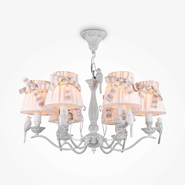Подвесная люстра Maytoni Bird ARM013-06-W изображение 7 Подвесная люстра Maytoni Bird ARM013-06-W Фото № 7