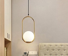 Подвесной светильник Italline Bolla SP 6239 brass 2