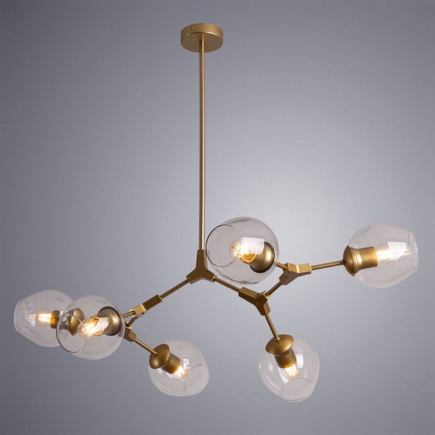 Подвесная люстра Arte Lamp Yuka A4103SP-6GO изображение 5 Подвесная люстра Arte Lamp Yuka A4103SP-6GO Фото № 5